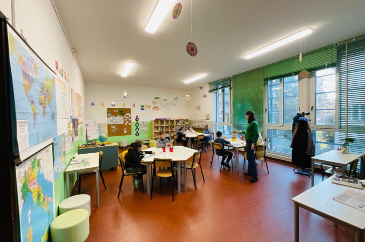 Aula De Amicis sezione Senza zaino