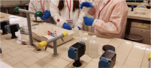 Foto del laboratorio di chimica presso l'Università di Padova 1